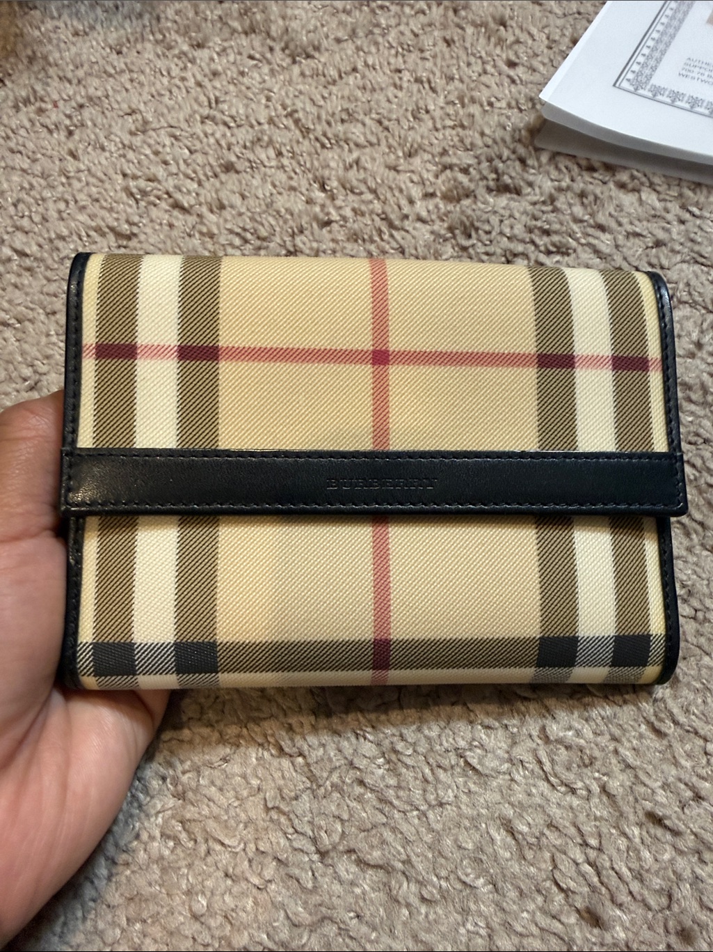 Burberry Wallet With Coa